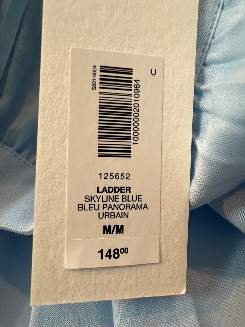 Babaton by Aritzia Skyline Blue Pleated Asymmetrical Skirt. NWT. Medium. - Picture 10 of 10